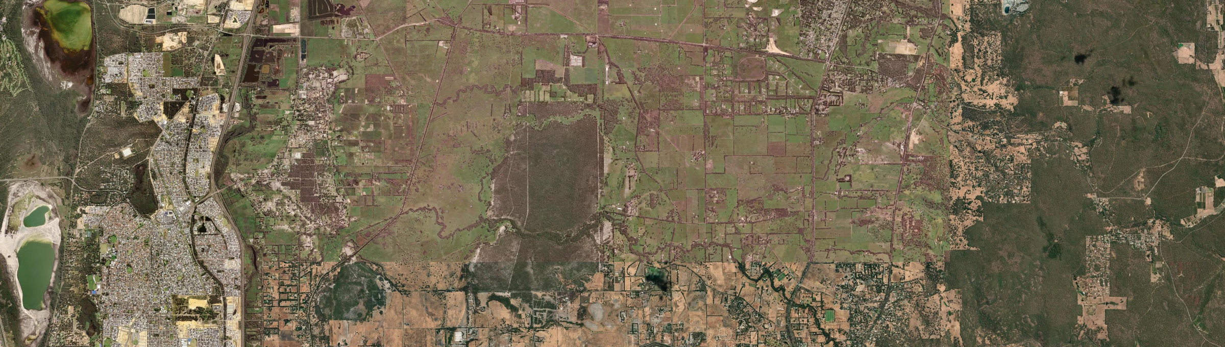 Aerial view of Mardella, WA