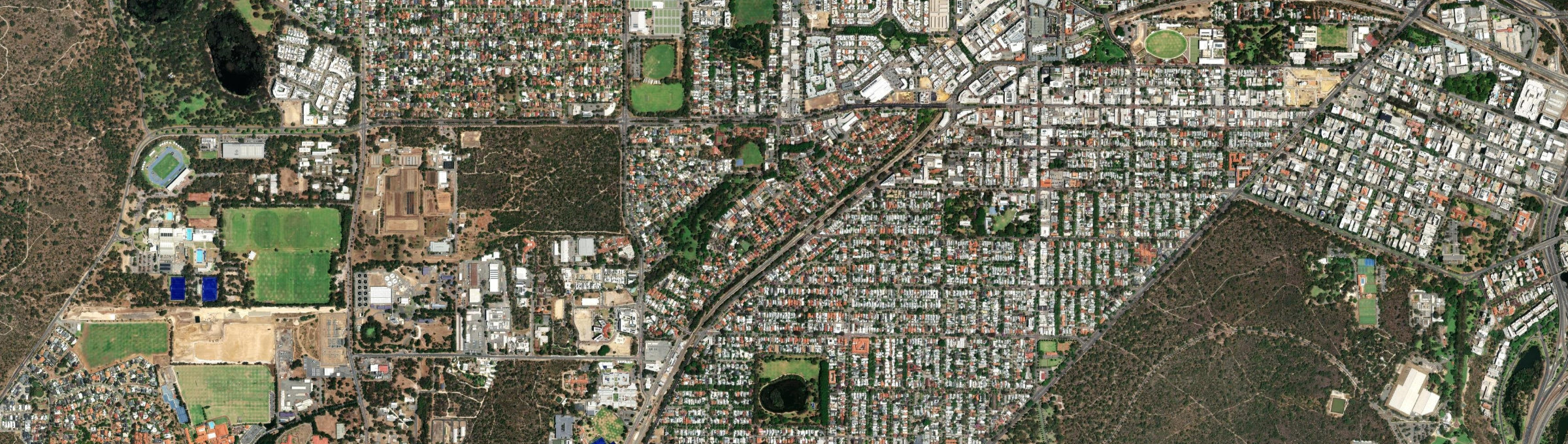 Aerial view of Daglish, WA