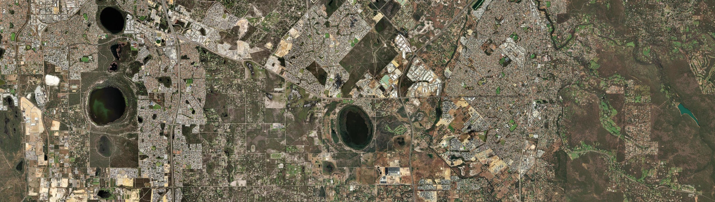Aerial view of Forrestdale, WA