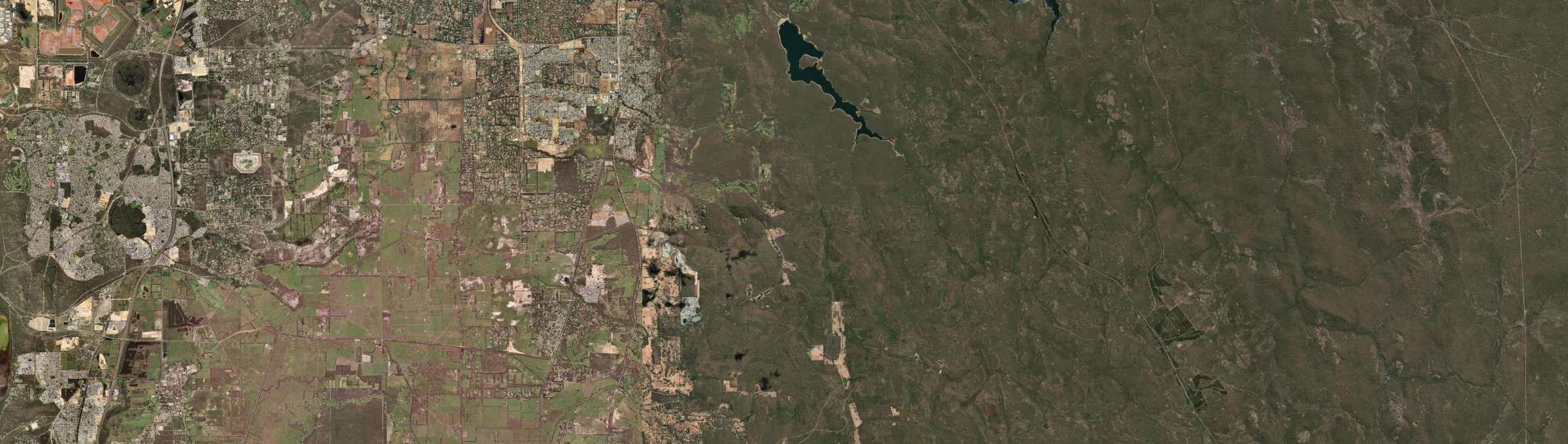 Aerial view of Karrakup, WA