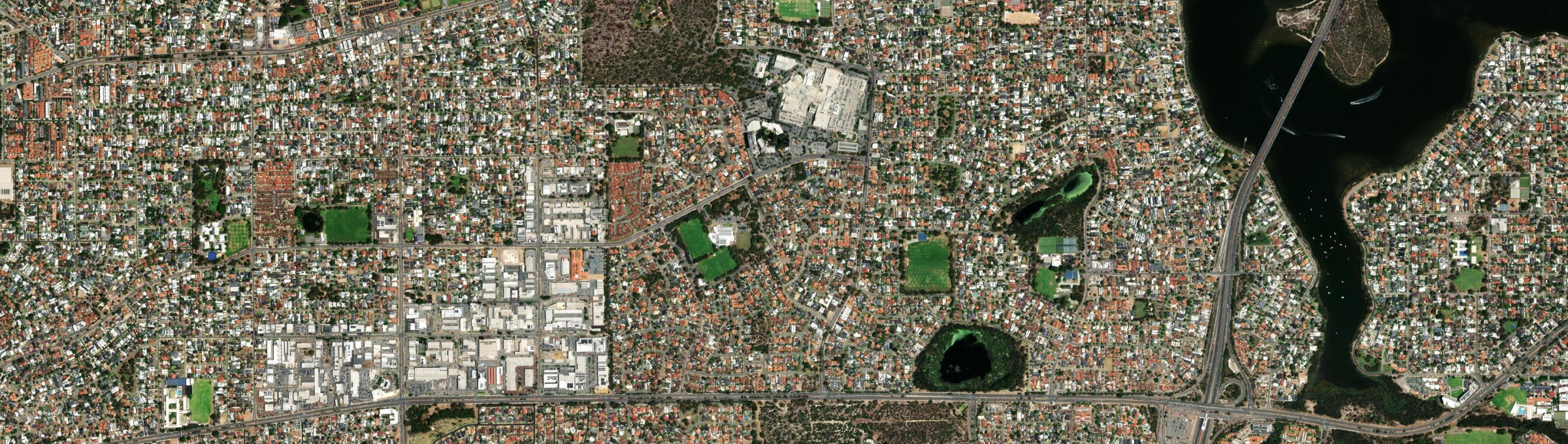 Aerial view of Booragoon, WA