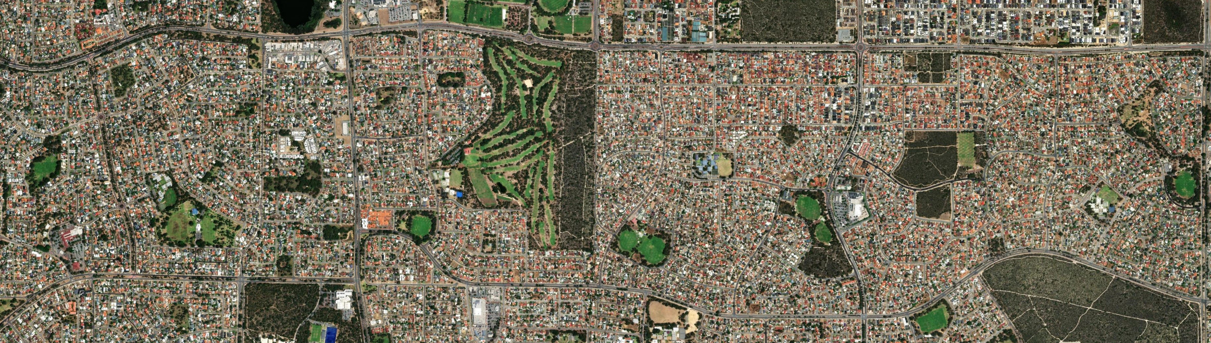 Aerial view of Marangaroo, WA