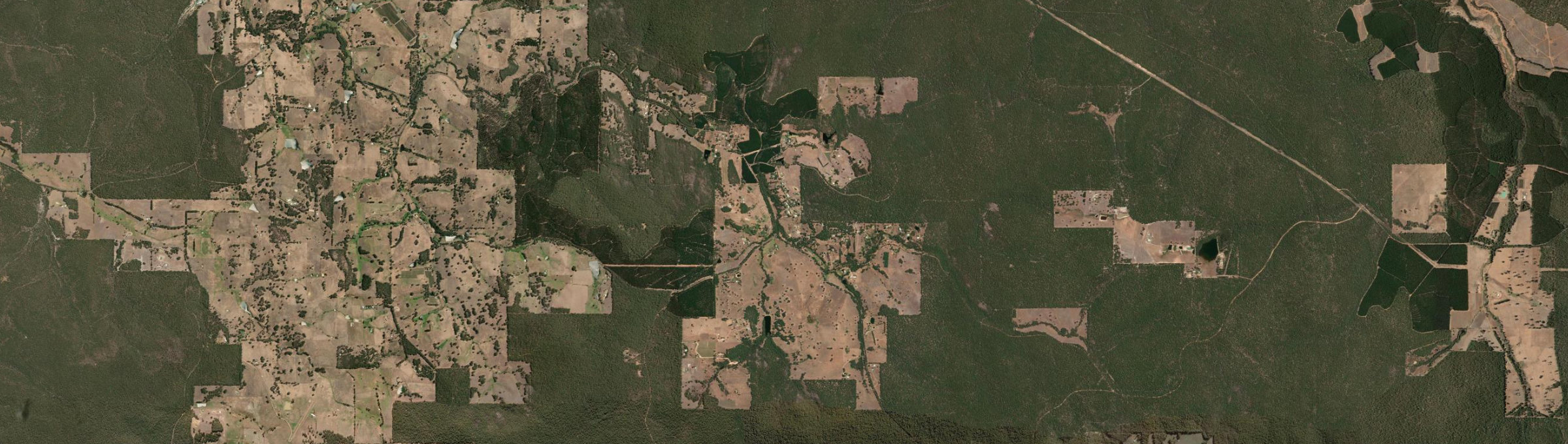 Aerial view of Wellington Mill, WA