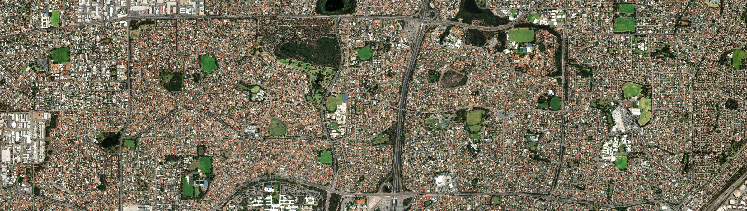 Aerial view of Bateman, WA