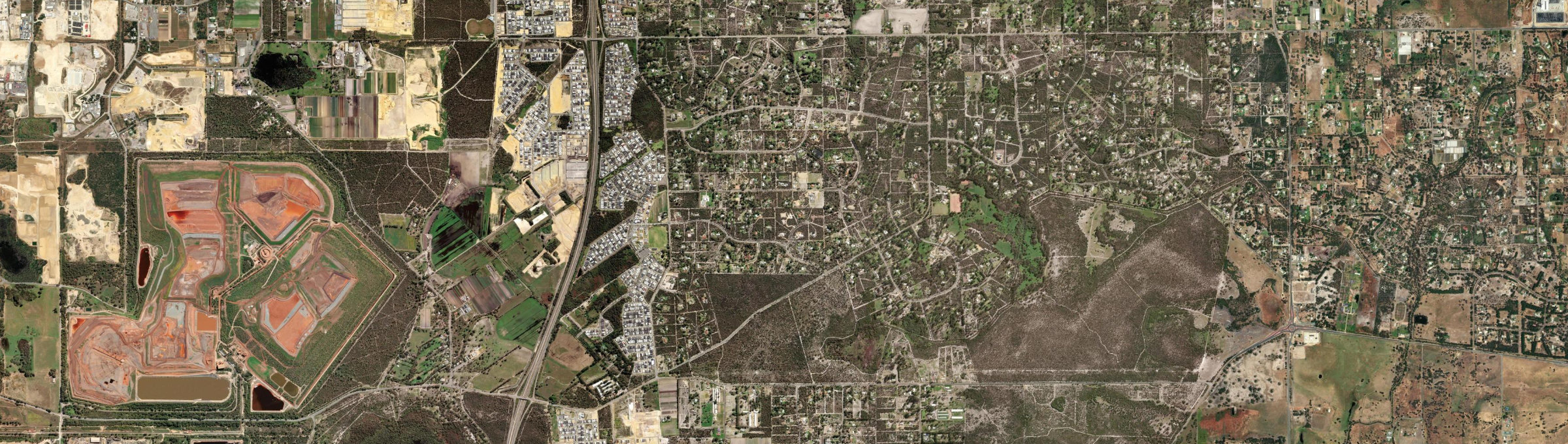 Aerial view of Wandi, WA