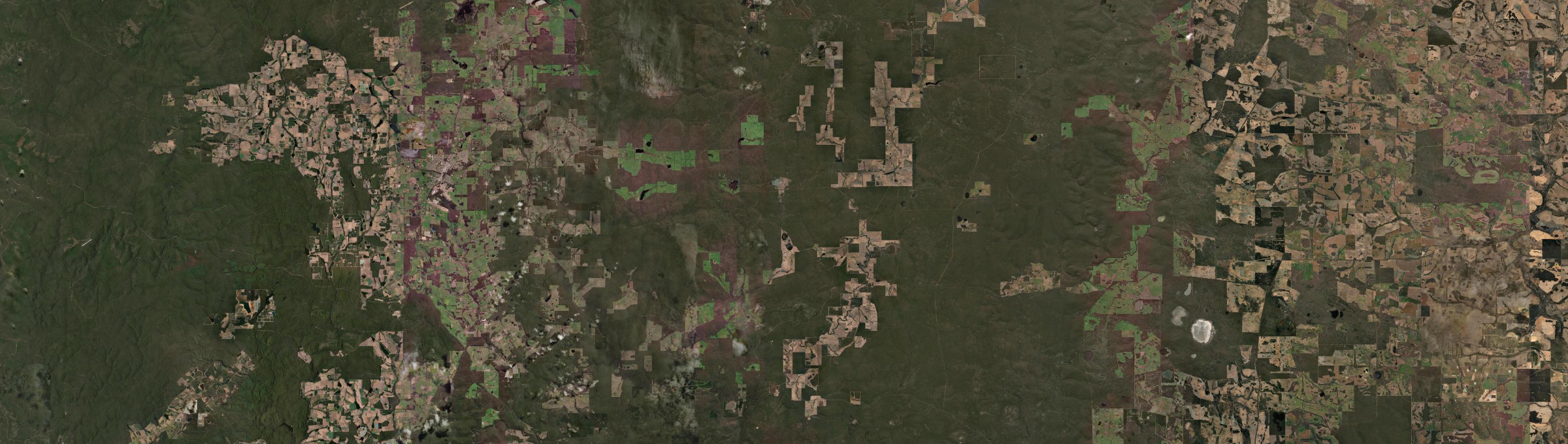 Aerial view of Perup, WA