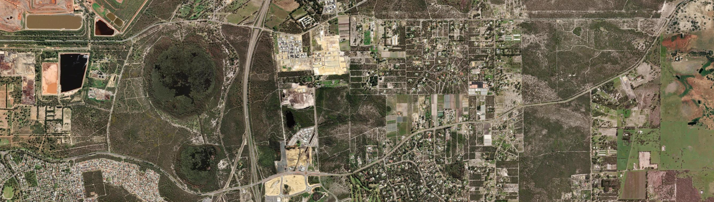 Aerial view of Anketell, WA