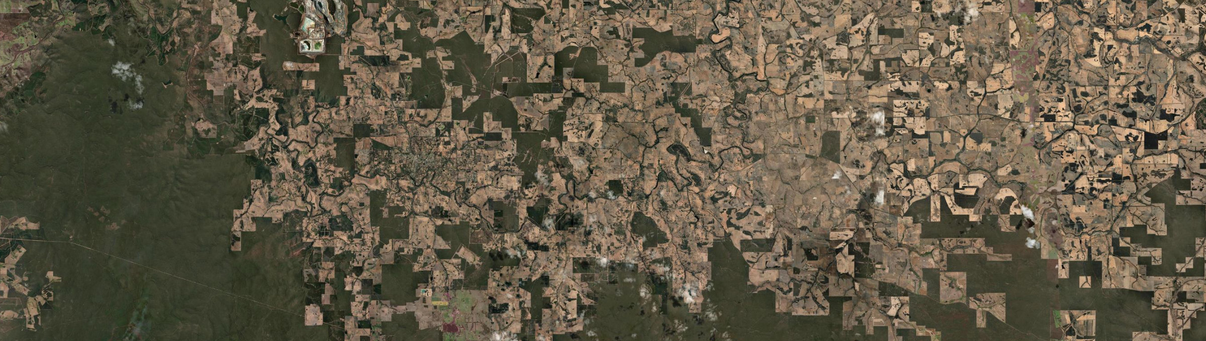 Aerial view of Winnejup, WA
