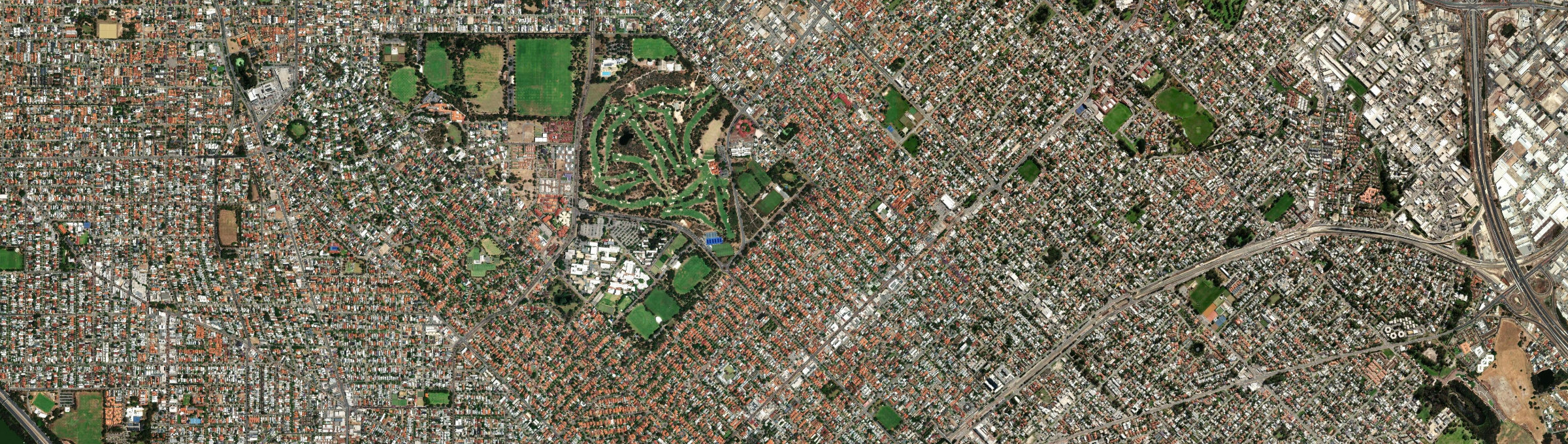 Aerial view of Inglewood (WA), WA