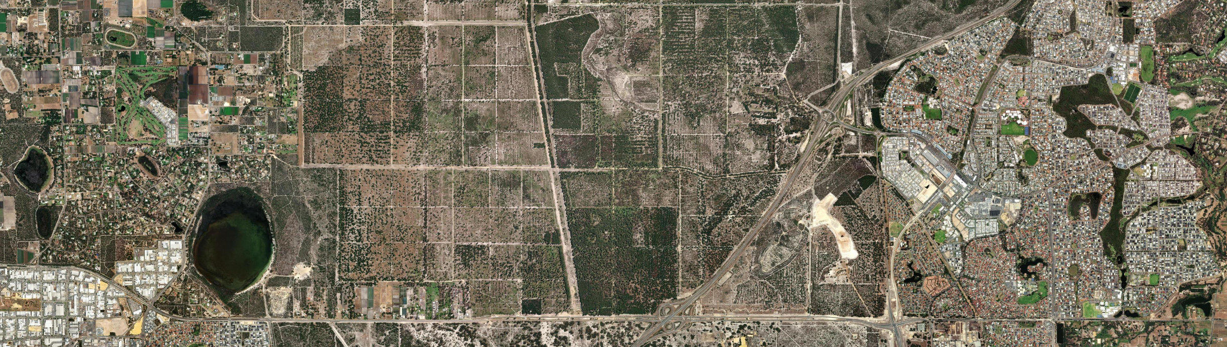 Aerial view of Lexia, WA