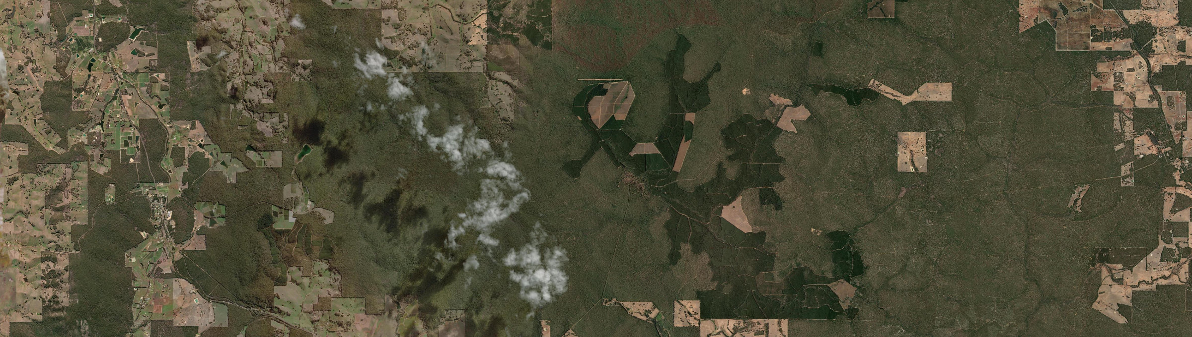 Aerial view of Grimwade, WA