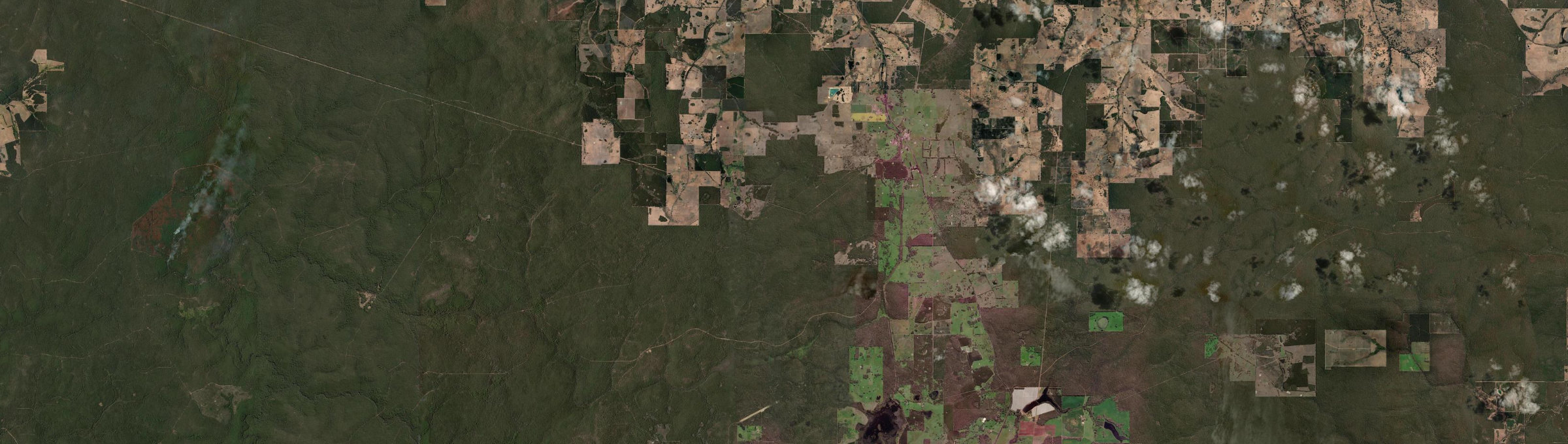 Aerial view of Yornup, WA