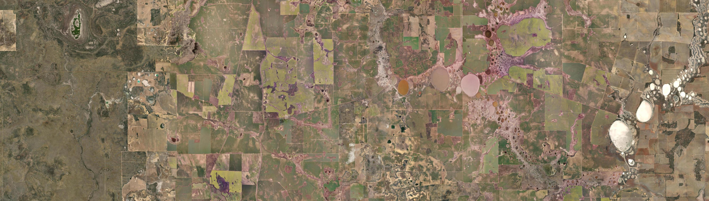 Aerial view of Gunyidi, WA