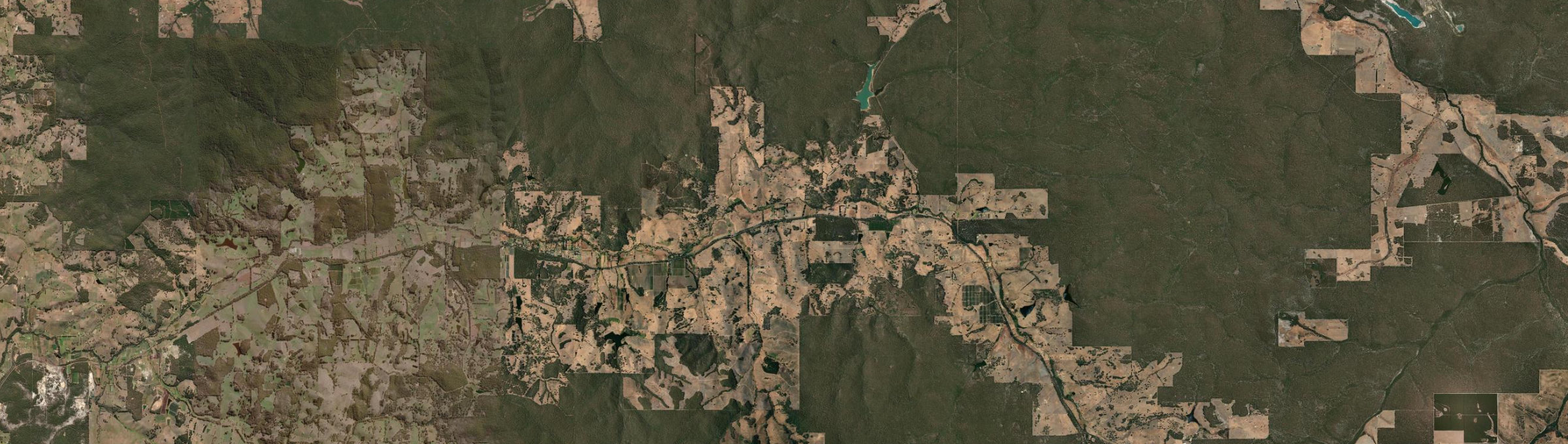 Aerial view of Glen Mervyn, WA