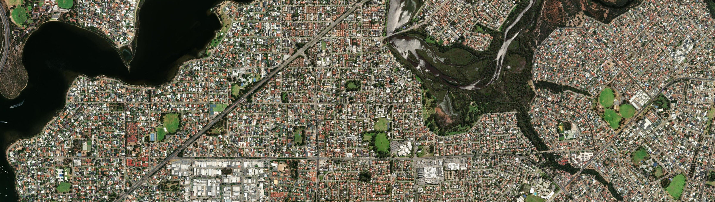 Aerial view of Riverton (WA), WA
