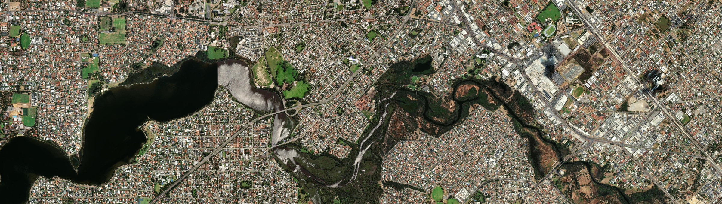 Aerial view of Wilson, WA