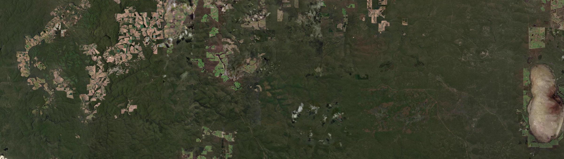 Aerial view of Quinninup, WA