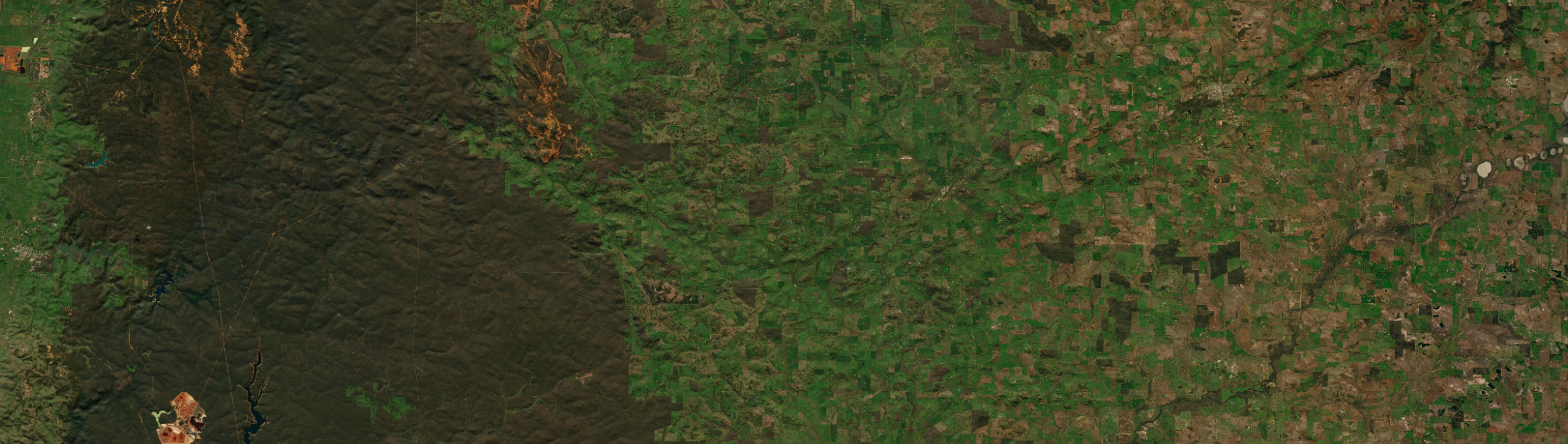Aerial view of Williams, WA