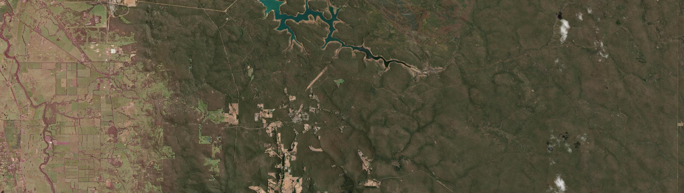 Aerial view of Holyoake, WA