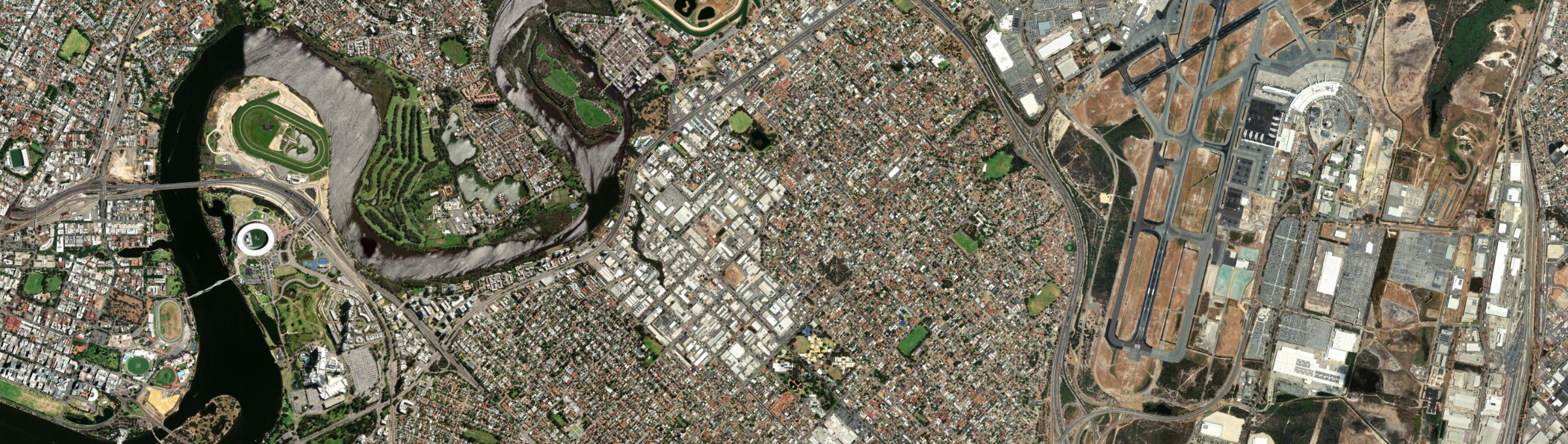 Aerial view of Belmont (WA), WA
