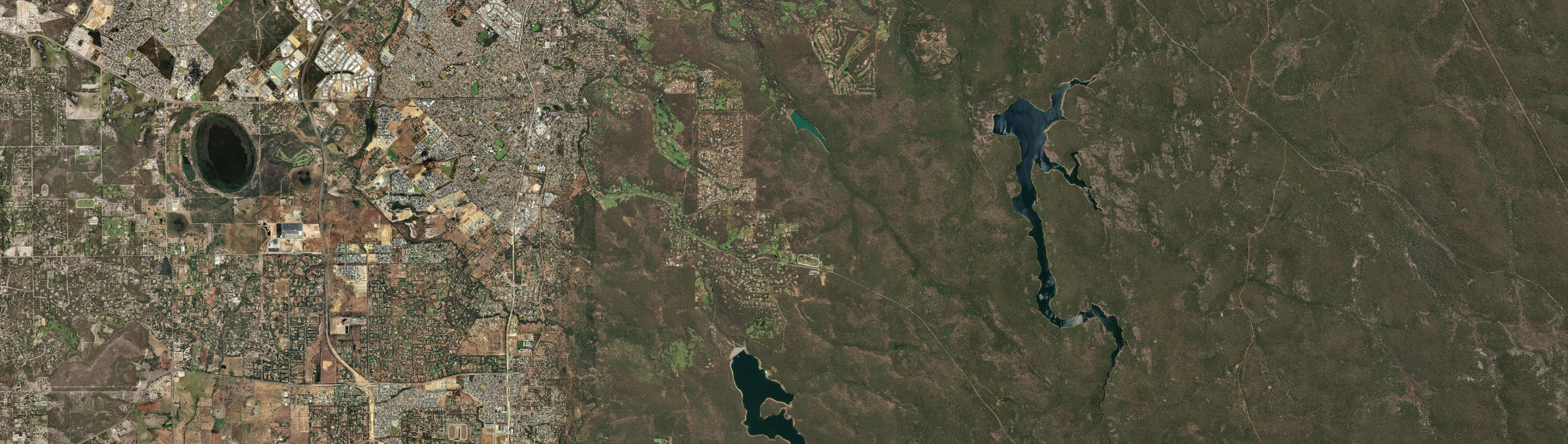 Aerial view of Bedfordale, WA