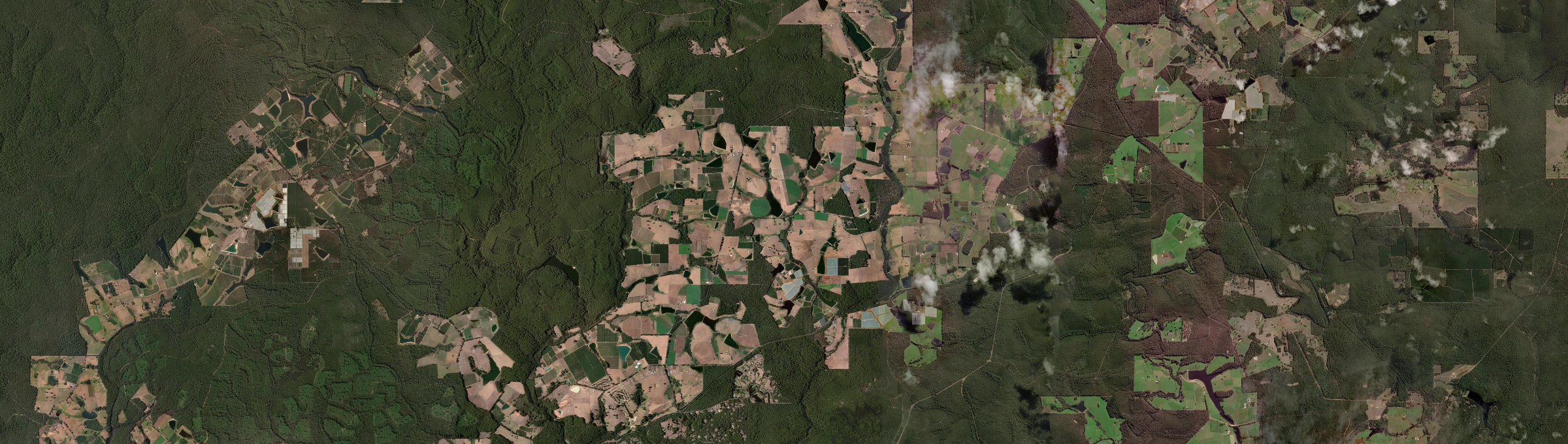 Aerial view of Eastbrook, WA