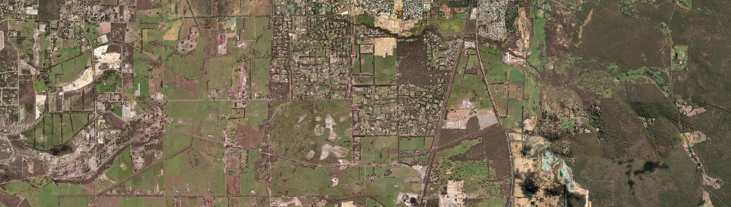 Aerial view of Cardup, WA
