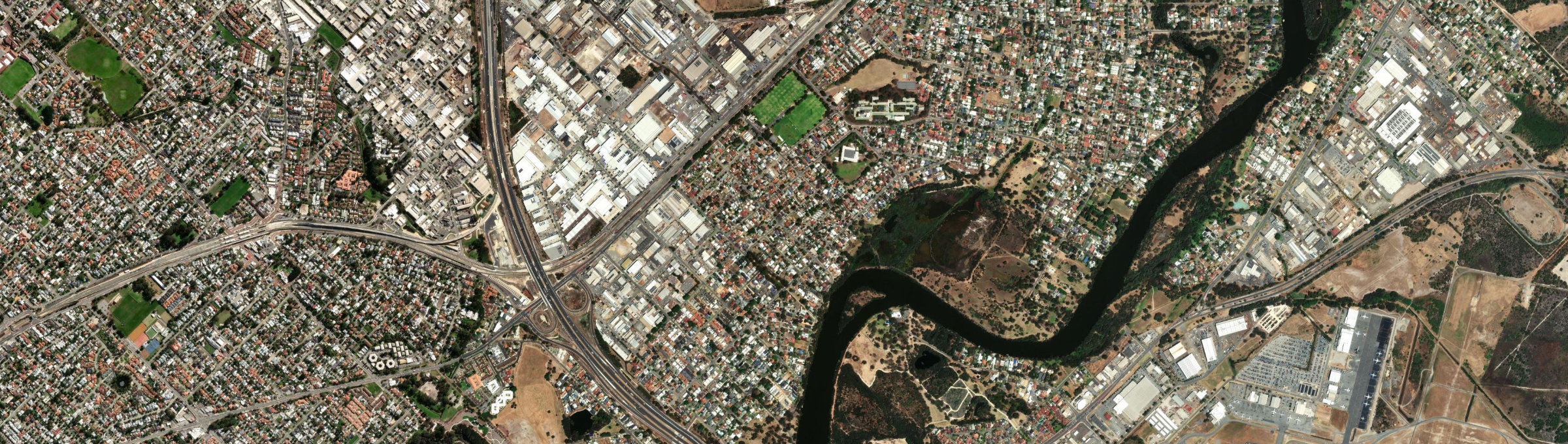Aerial view of Ashfield (WA), WA