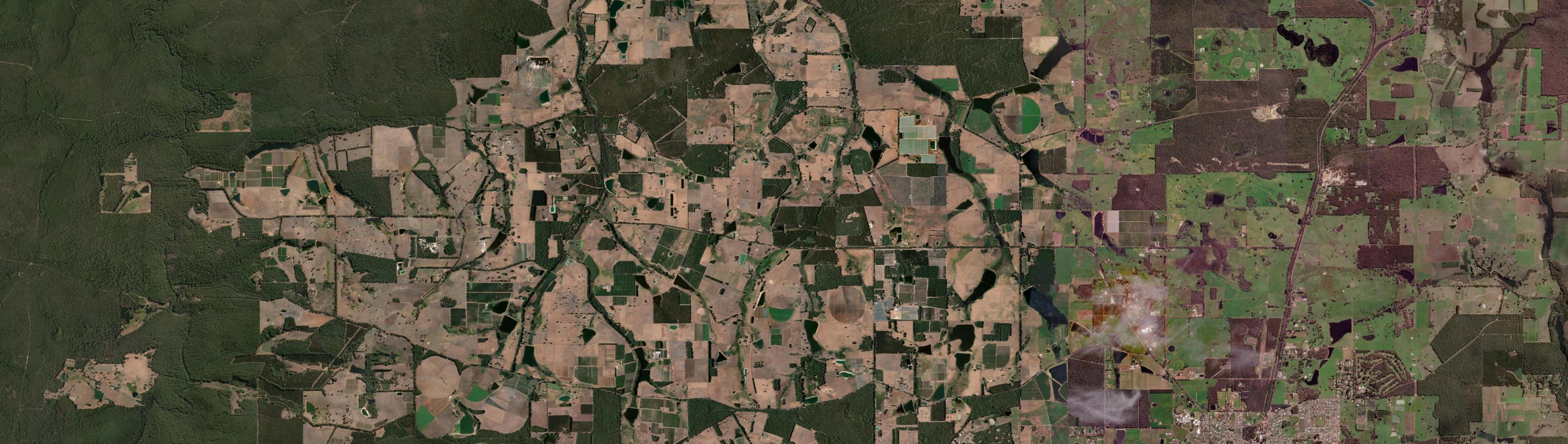 Aerial view of Dixvale, WA