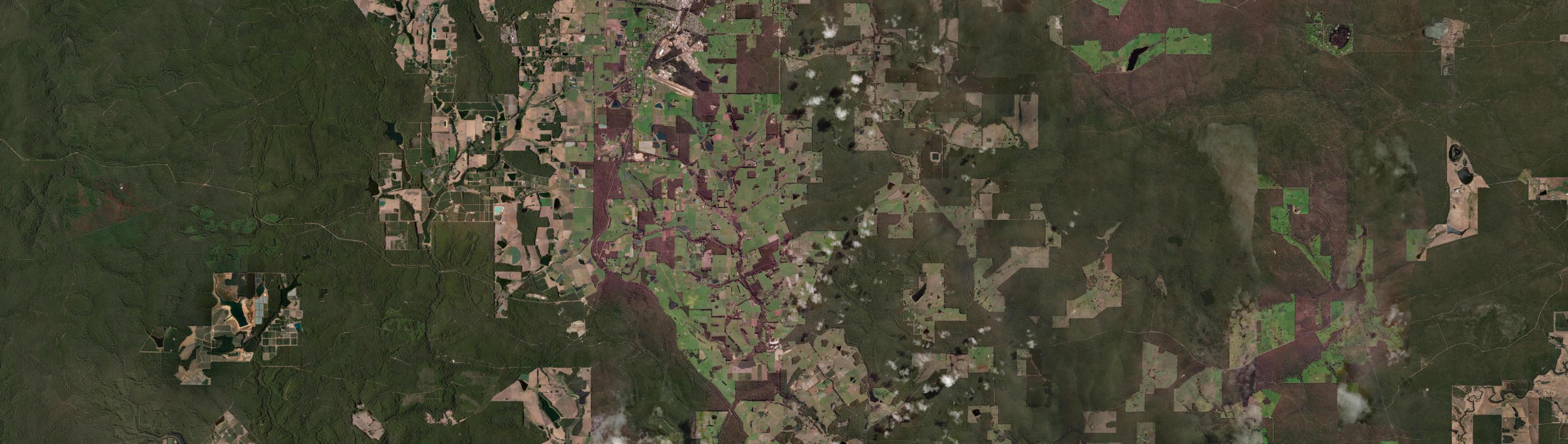 Aerial view of Middlesex (WA), WA