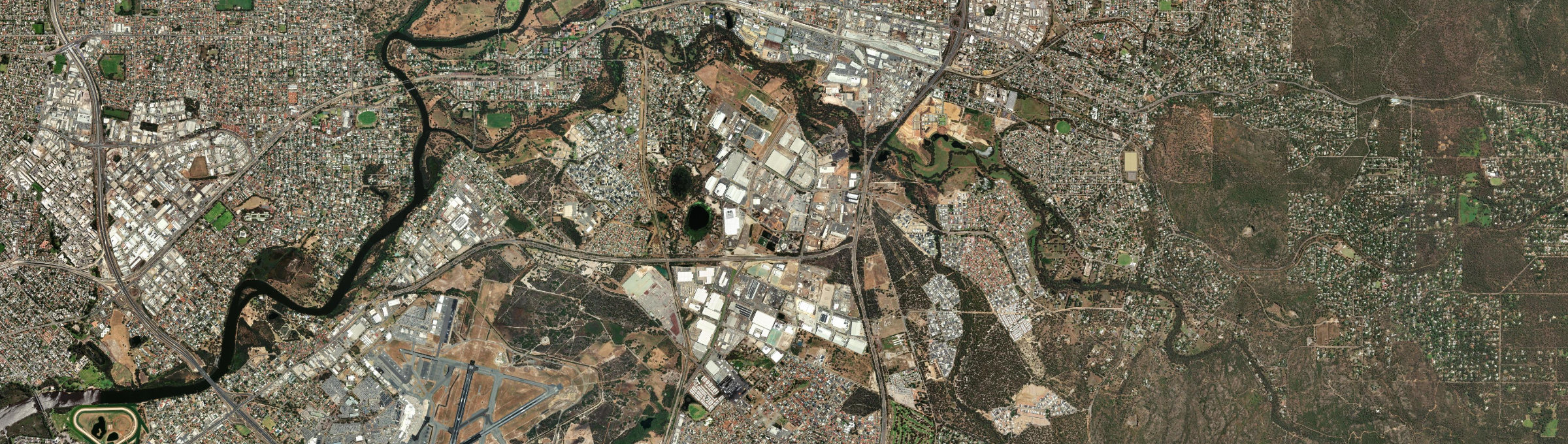 Aerial view of Hazelmere, WA