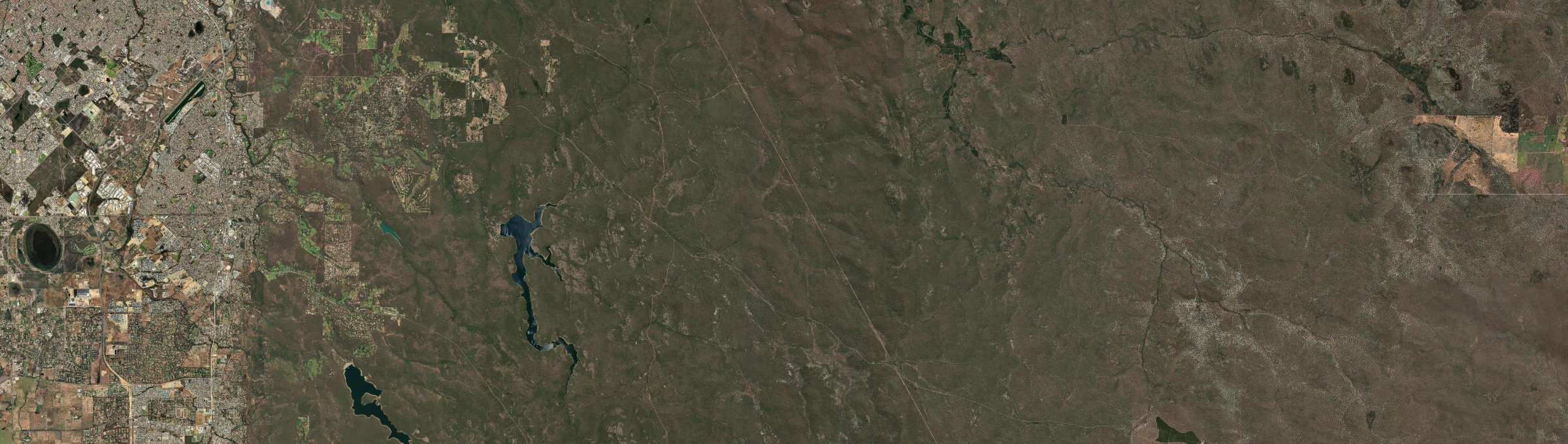 Aerial view of Lesley, WA