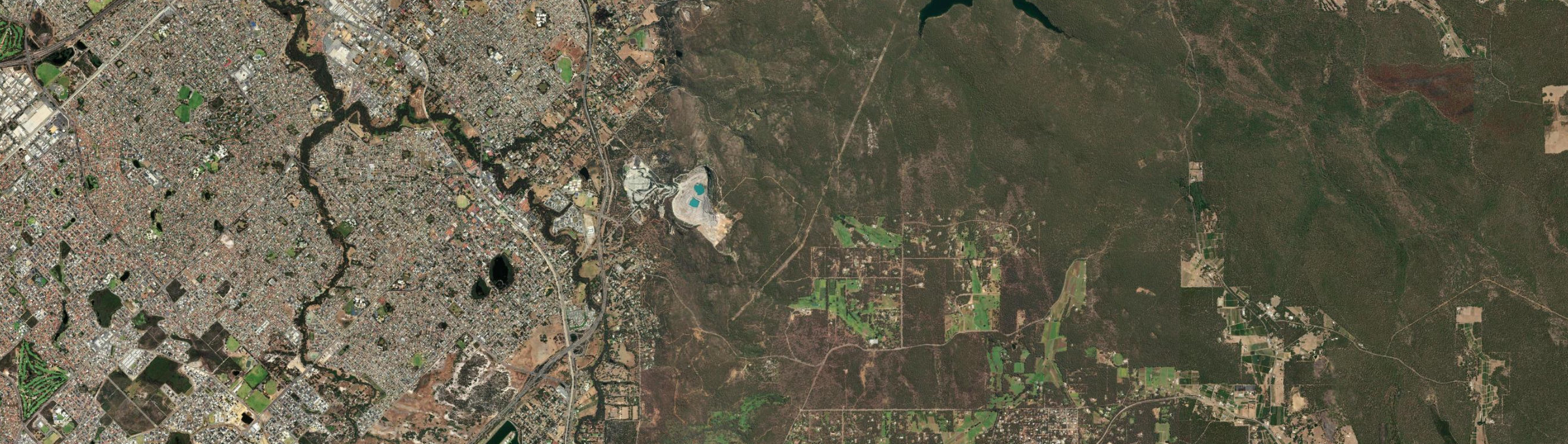 Aerial view of Martin, WA