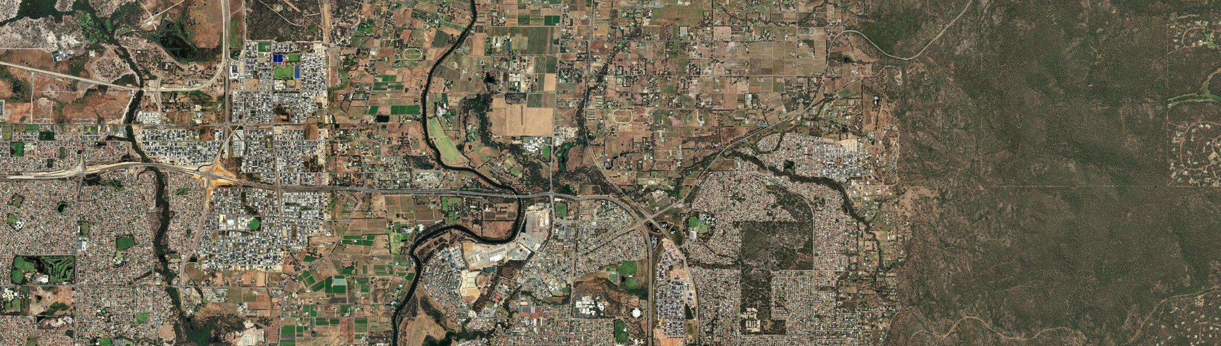 Aerial view of Middle Swan, WA
