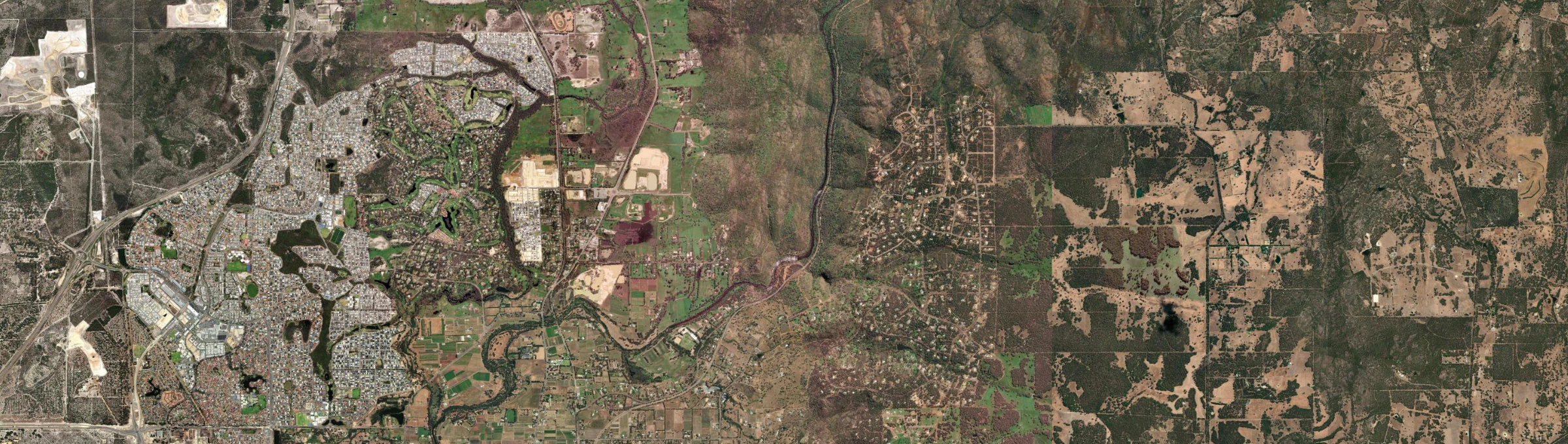 Aerial view of Brigadoon, WA