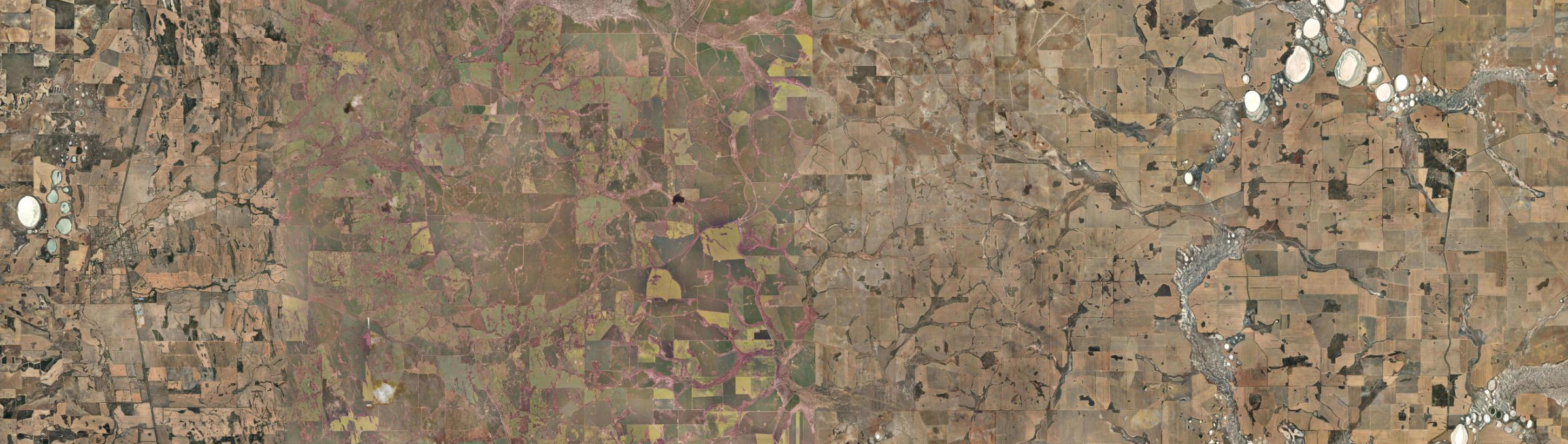 Aerial view of Bindi Bindi, WA
