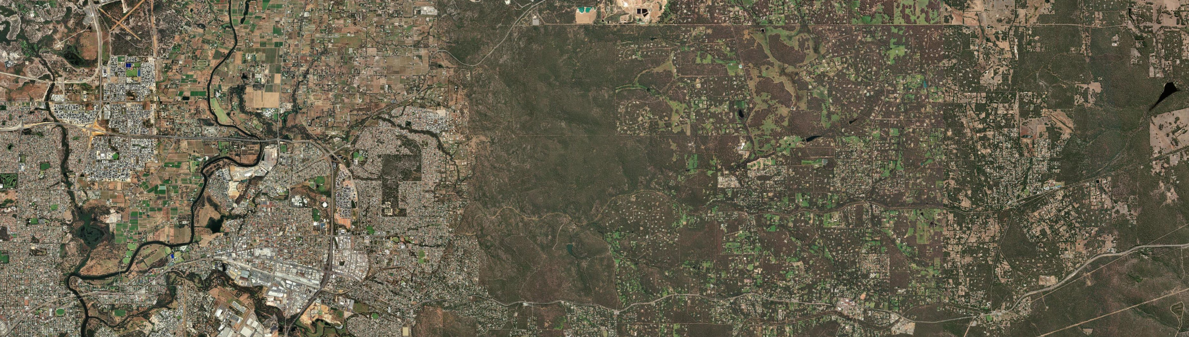 Aerial view of Hovea, WA