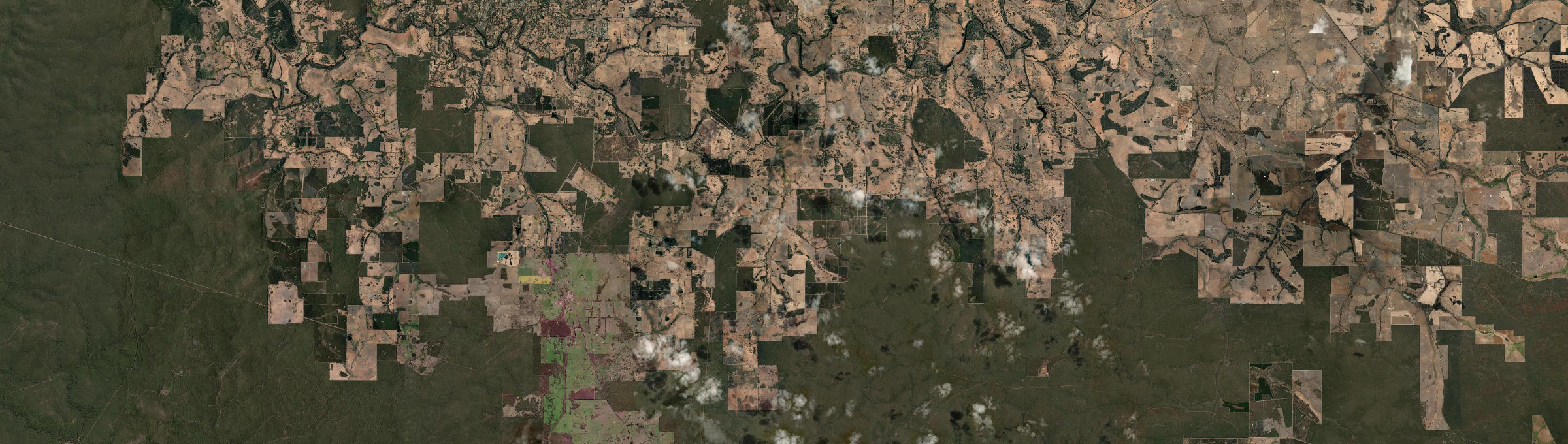 Aerial view of Sunnyside (WA), WA