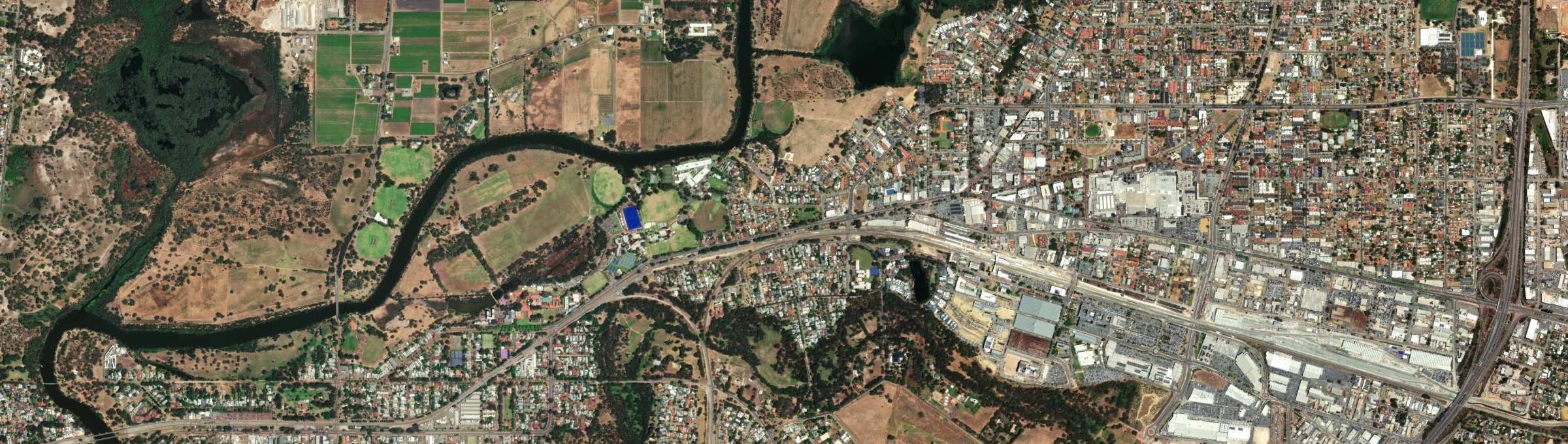 Aerial view of Woodbridge (WA), WA