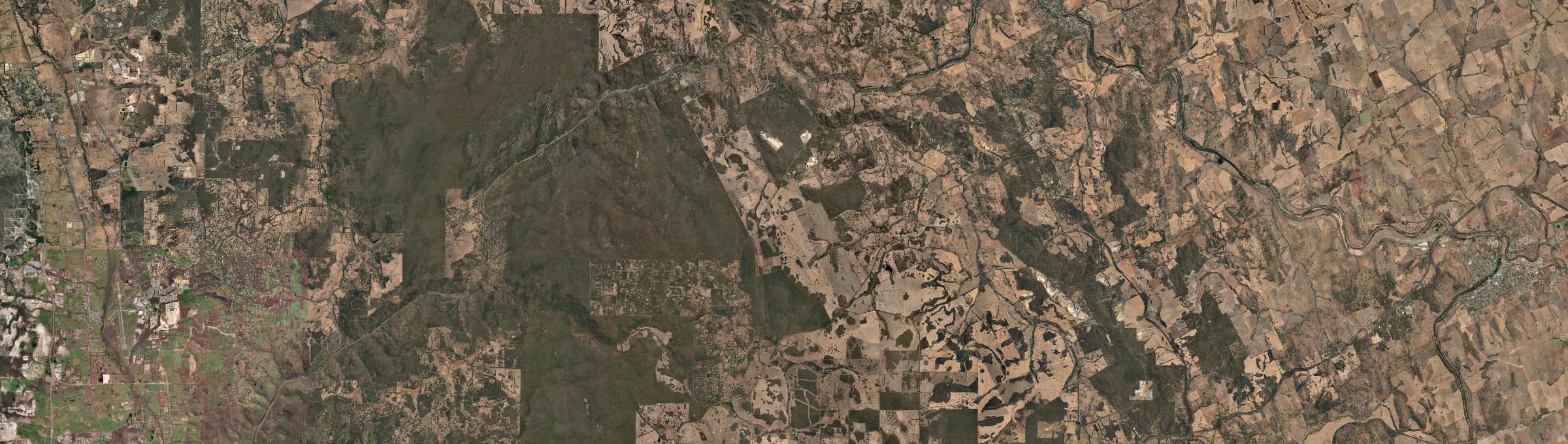 Aerial view of Morangup, WA