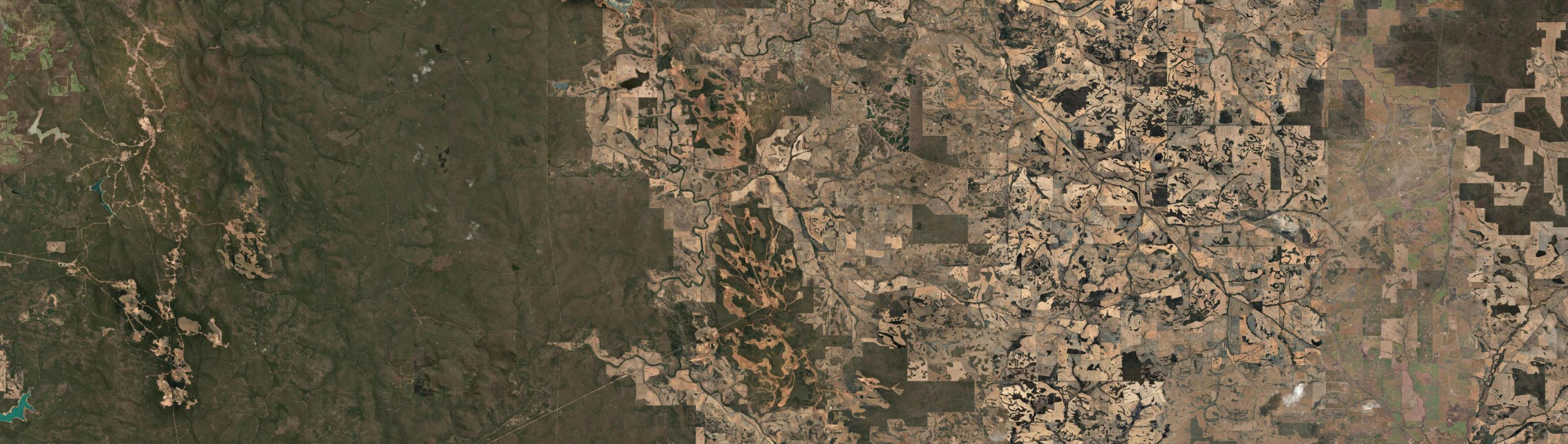 Aerial view of Marradong, WA