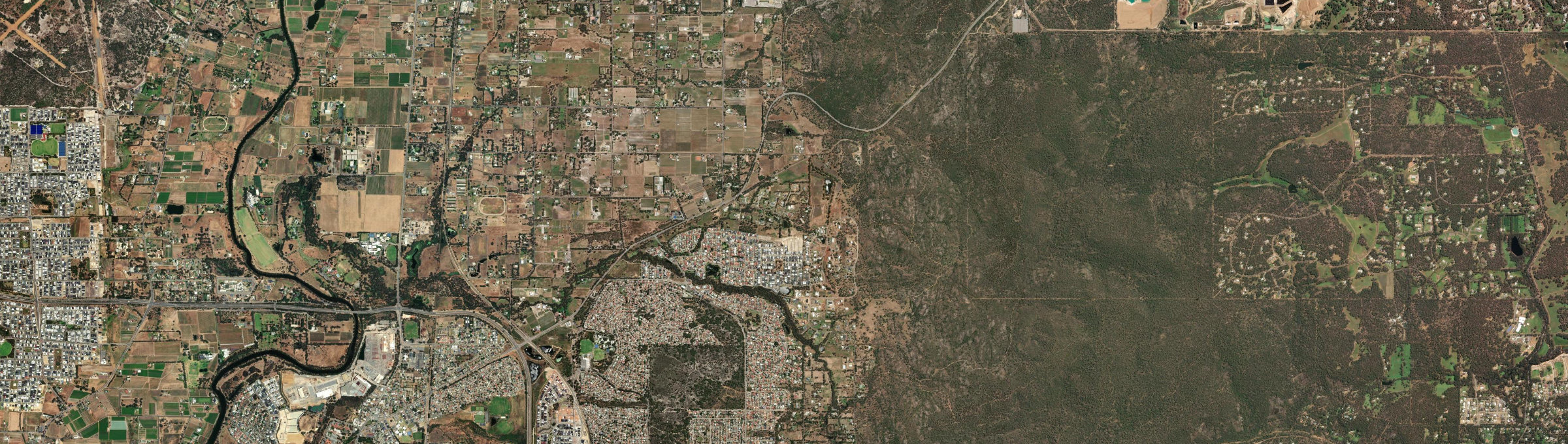 Aerial view of Jane Brook, WA