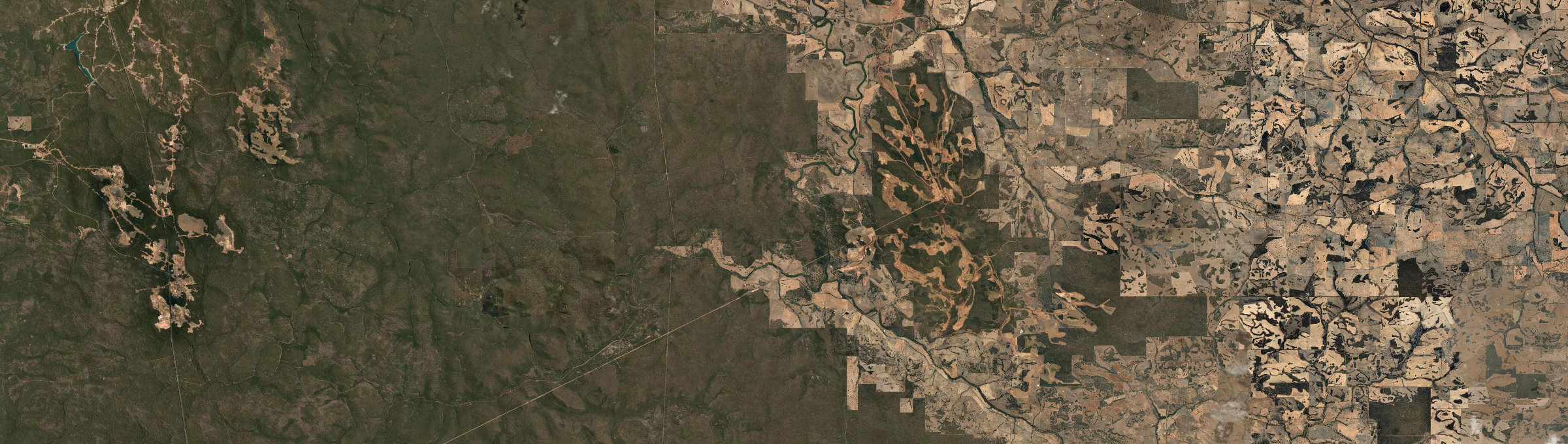 Aerial view of Lower Hotham, WA