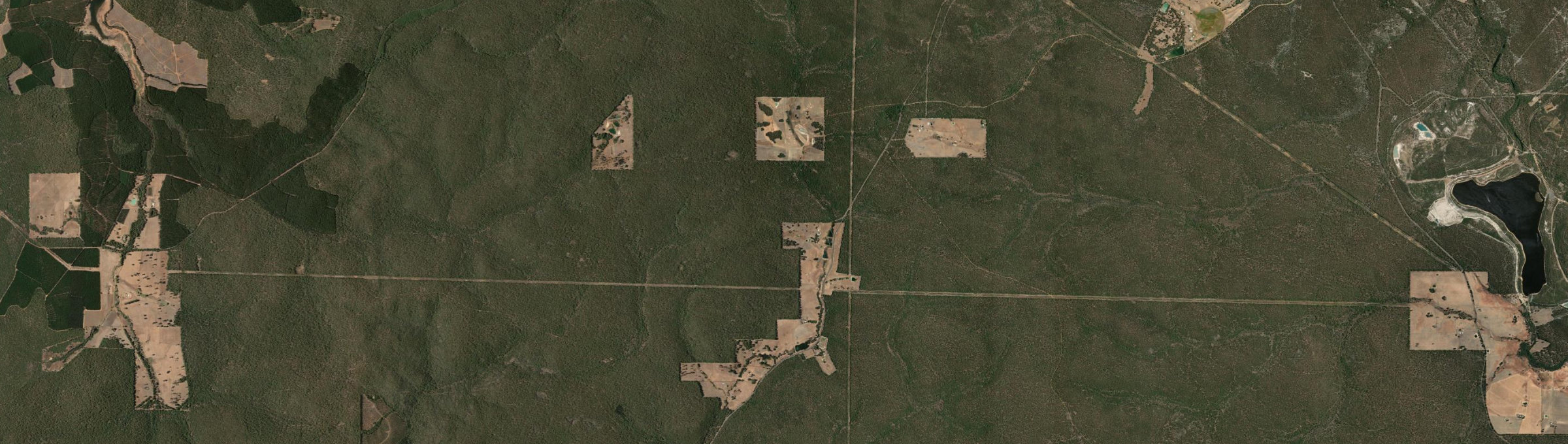 Aerial view of Lyalls Mill, WA