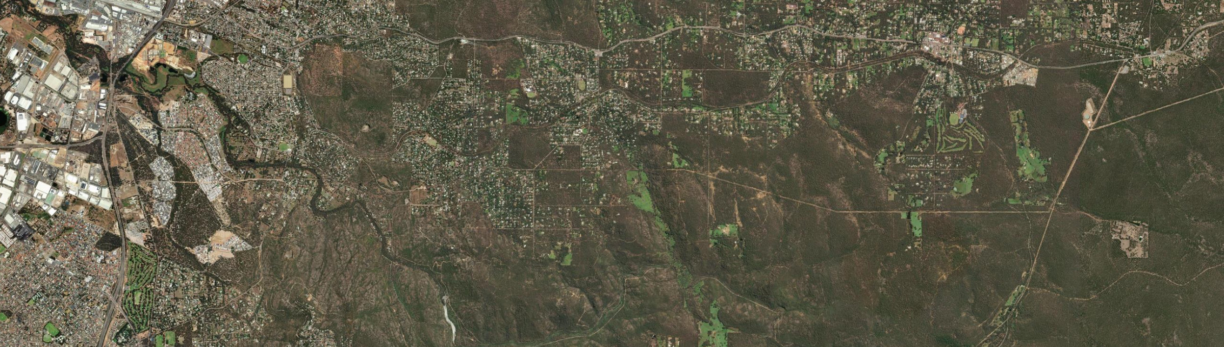Aerial view of Glen Forrest, WA