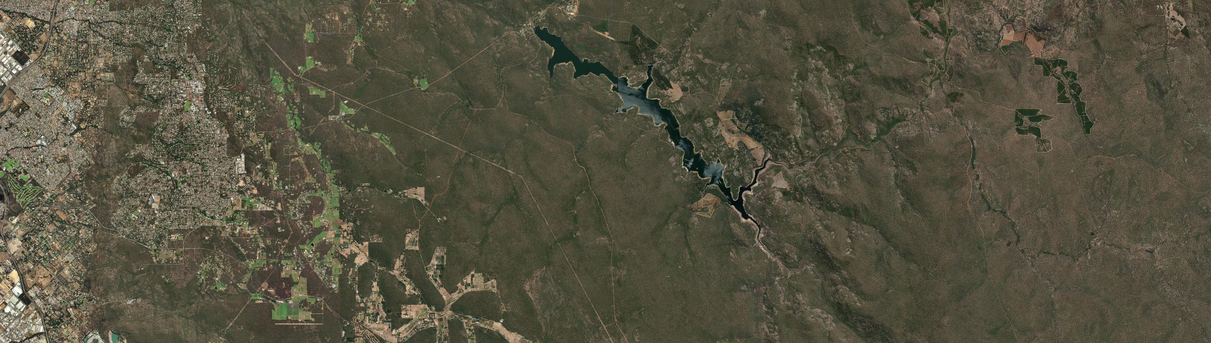 Aerial view of Reservoir (WA), WA