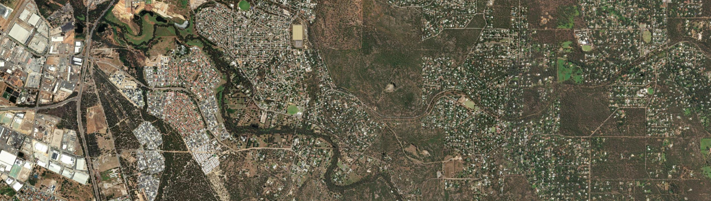 Aerial view of Boya, WA