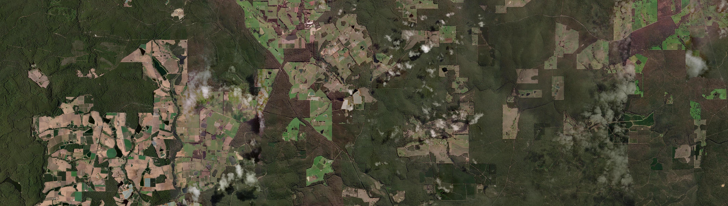 Aerial view of Smith Brook, WA