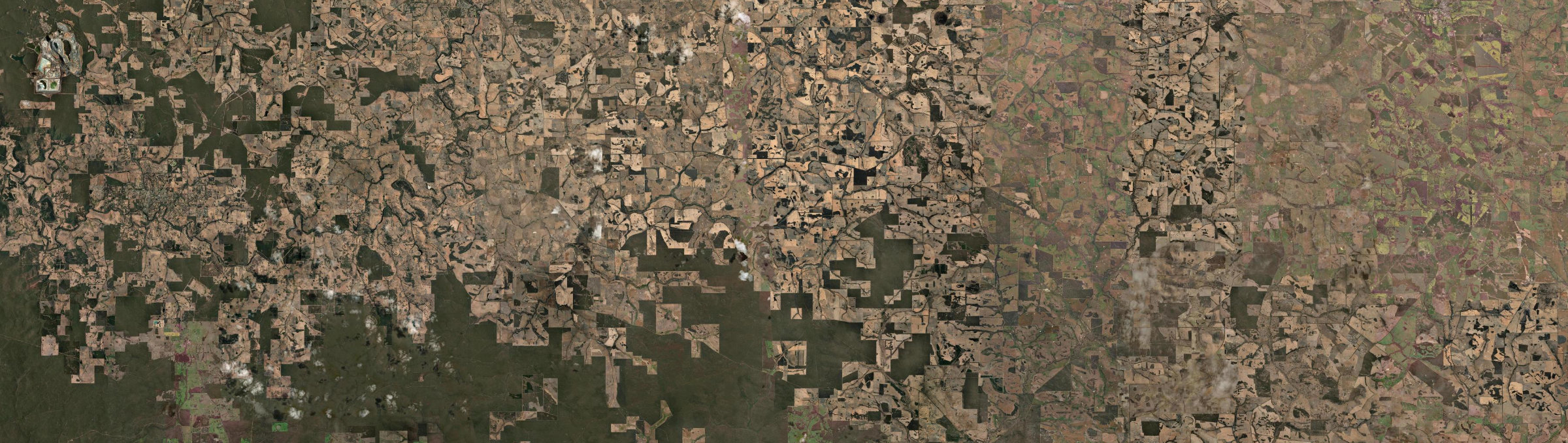 Aerial view of Scotts Brook, WA
