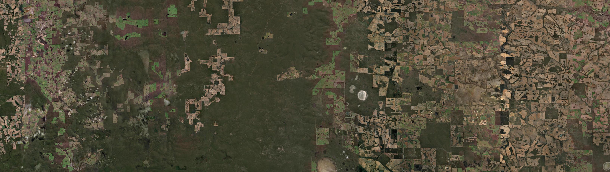 Aerial view of Mordalup, WA